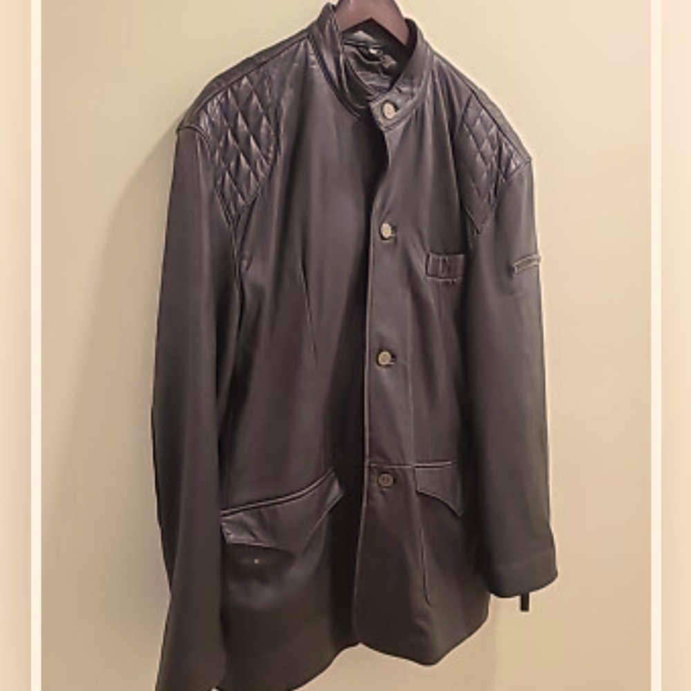 Men's NEXX Unlimited Brown Leather Jacket in 3XL